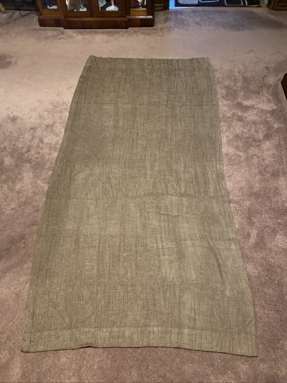 Croscill Curtain Set Of 4 Panels 84” Long 41” Wide Brown Polyester & Rayon